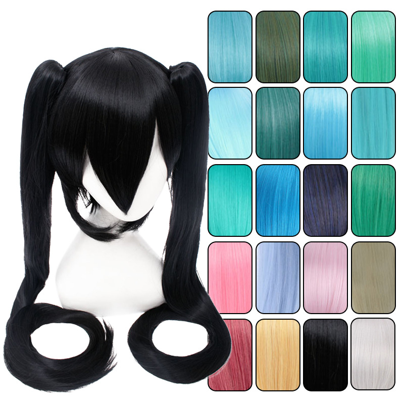 V家千本樱雪初音樱花初音未来cosplay动漫假发miku初音假发虎口夹