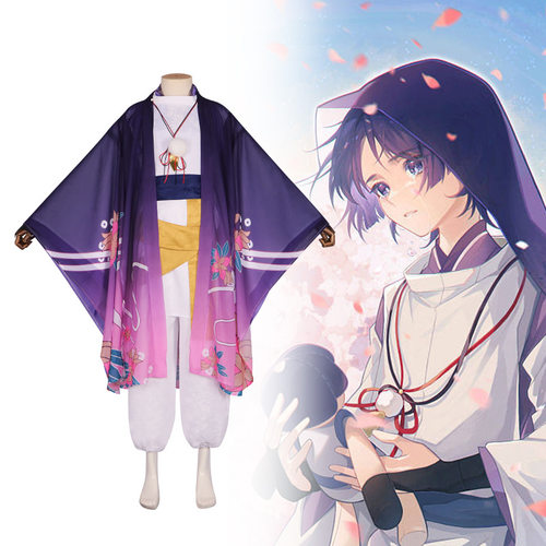 原神cos服过往散兵cosplay动漫流浪者c服男武士复古万圣节表演服