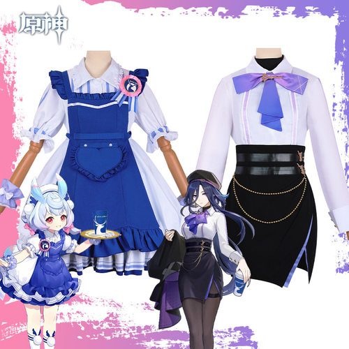 原神cos服装 二次元动漫女 瑞幸联动 希格雯 克洛琳德cosplay服装