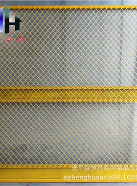 地防施工231120安工全电门梯井口防护施工电梯洞口护栏人货电梯防