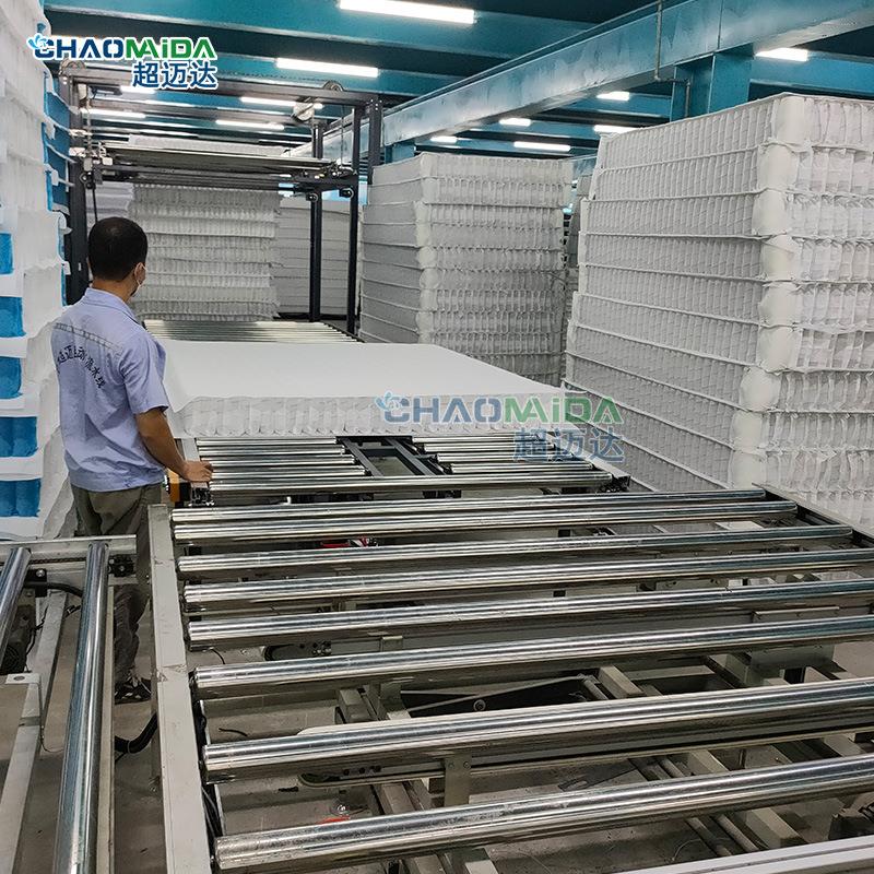 筒动CM-CDDJJ床垫生产线全自叠高机自动流水线生产线移式滚输平送