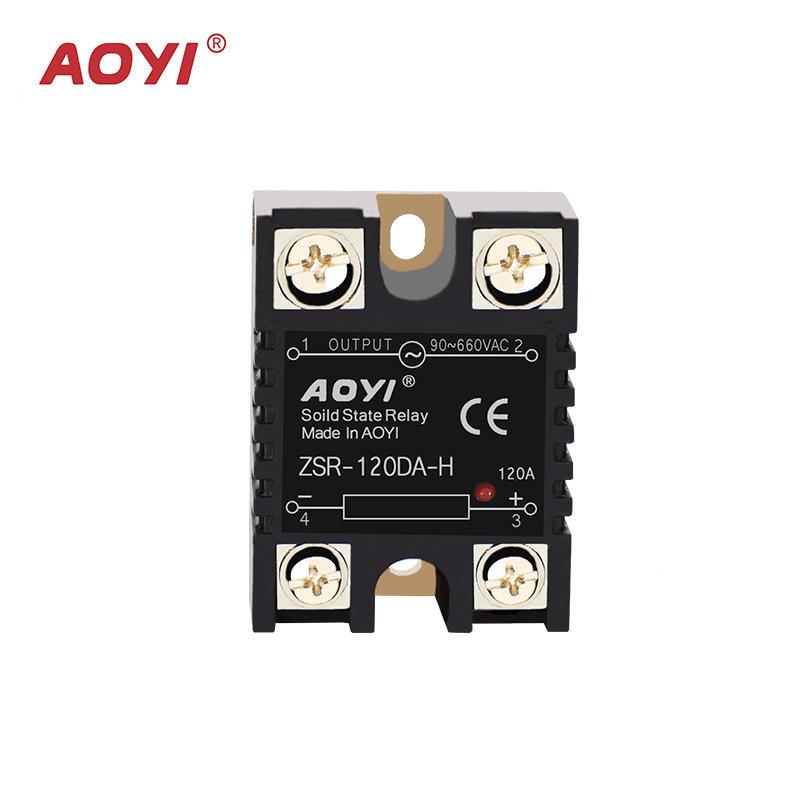 AOYI奥ZZSR-25DASR-DA仪-H直流控交流单相固态继电2器 25A1--0A增