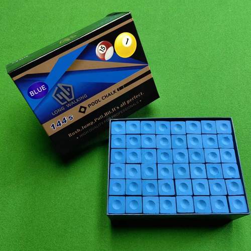 粉巧克粉中式黑八蓝色油性巧台JD-042球杆俱粉桌球乐部球杆擦擦粉