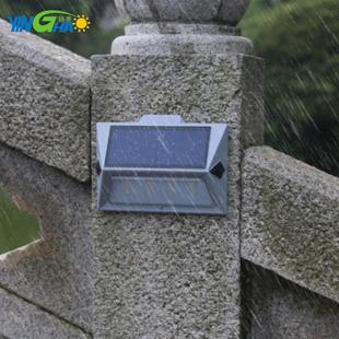 新款灯ld户外双楼光控梯YH0408灯高亮度太阳e能板坪草庭院壁灯