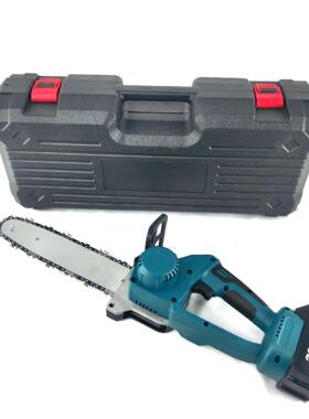 无电刷10外寸锂电链锯电394家用手持锯户便携伐木园林充电单手锯