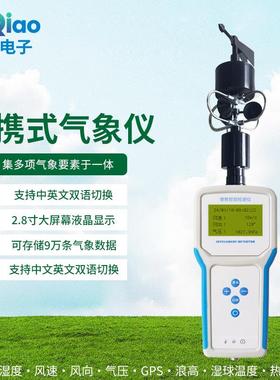 便携气象仪户外环境温湿度手持气象站自然灾害救援移动监测气象仪