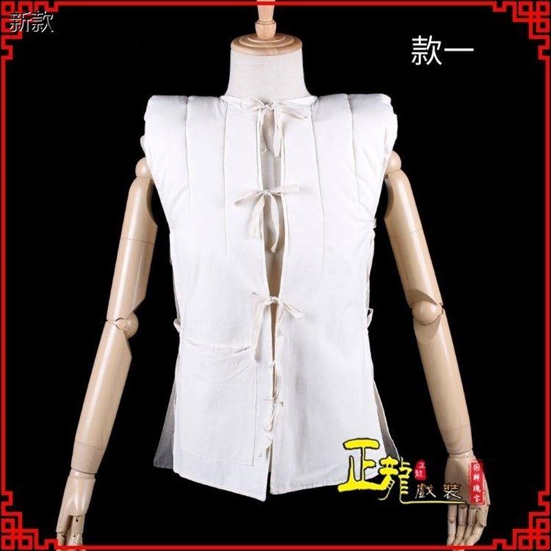 快速发货京豫剧戏曲服装男女蟒袍包公袍专用垫肩S纯棉胖袄垫肩大