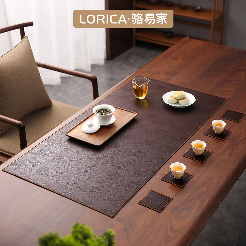 快速发货a中式茶席禅意防水茶杯垫皮革茶桌垫布茶几茶桌垫茶台桌,居家布艺,茶席,淘宝优惠券,粉丝福利购,淘宝优惠卷