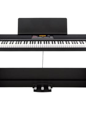 科音电P钢琴XE20 XE0S88键重自动伴奏电钢琴钢琴 OFL黑色 锤X2E2