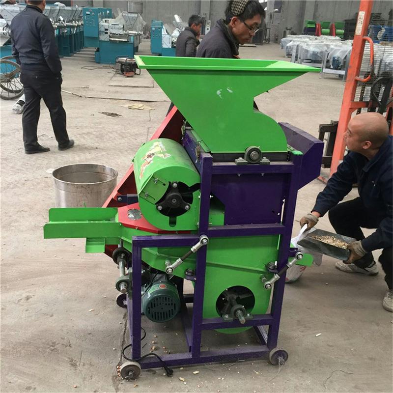 型家KKT用三相电花生去机全自动除尘壳花生壳脱机500型花小生剥壳