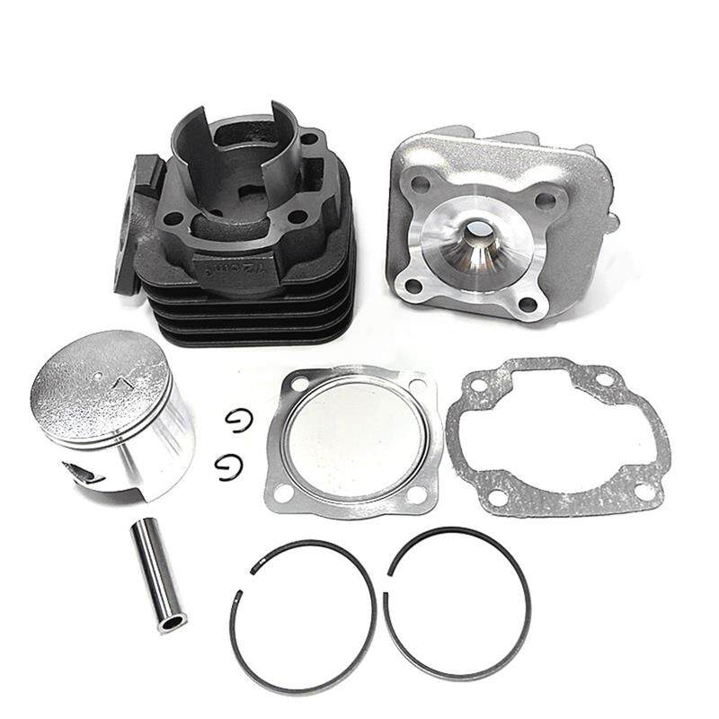摩托车套缸适用于YAMAHA JOG50改70cc 47mm两冲程摩托车气缸活塞