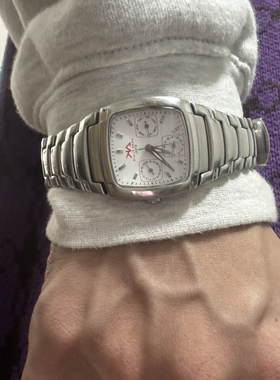 Awateoftime浪费时间 方形中古手表复古简约金属石英手表机械表