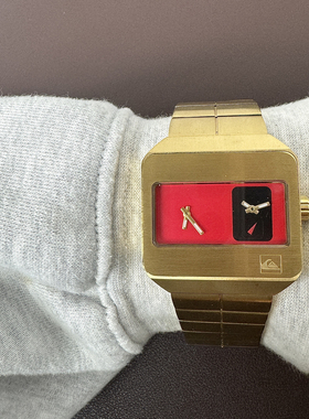 Awateoftime浪费时间 金色中古手表 小众复古金属表带石英腕表