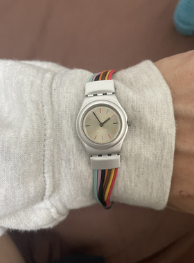 Awasteoftime浪费时间 vintage中古手表小众复古彩色表带手链手表