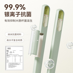 卡通萌趣筷子家用高档流彩筷防滑防霉耐高温合金筷子一人一筷套装
