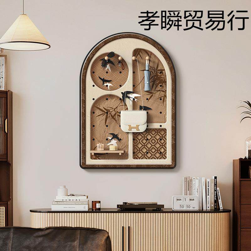 感W6RT中古风飞DVK燕玄关柜装饰画客厅洞洞板挂古墙画法式复餐厅,鲜花速递/花卉仿真/绿植园艺,其它园艺用品,淘宝优惠券,粉丝福利购,淘宝优惠卷