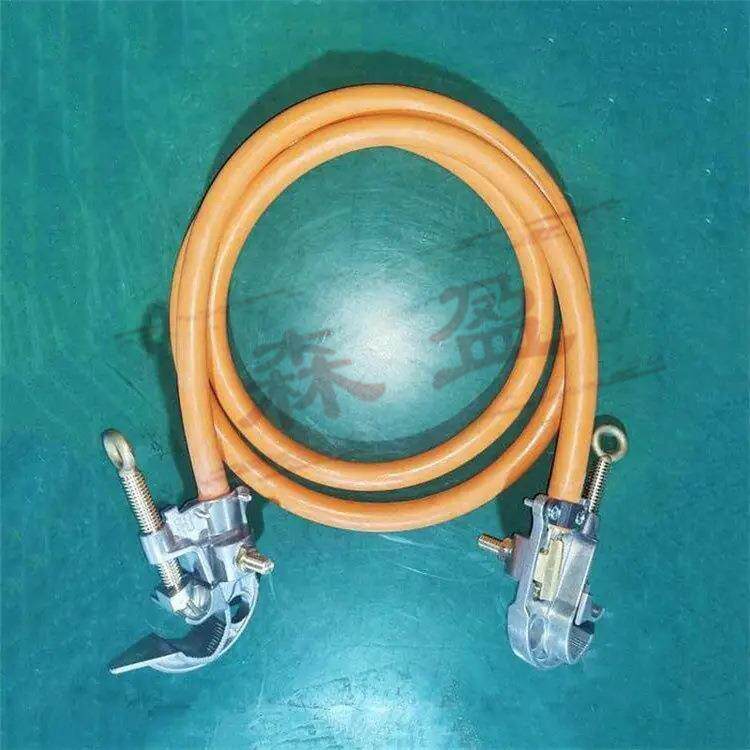 双接电头临时跳线组电DWS业鸭嘴绝缘跳线带力线路检修作分流器