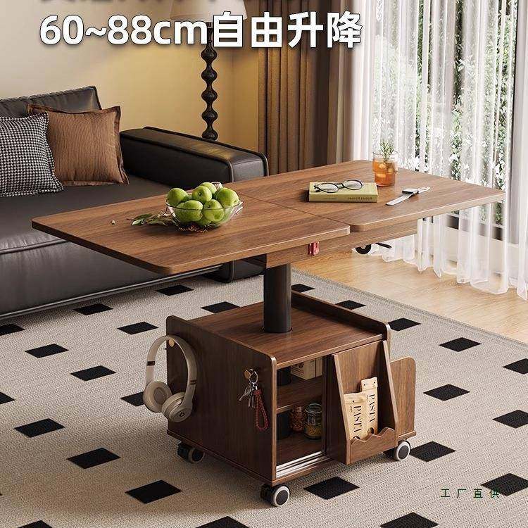 中古茶几可升985降折叠伸缩实木客动沙发边几柜移推风车厅小户型,住宅家具,茶几,淘宝优惠券,粉丝福利购,淘宝优惠卷