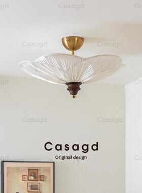 中古卧室吸顶梅灯南洋风复实木风花状创意个性客古厅书80243房灯c