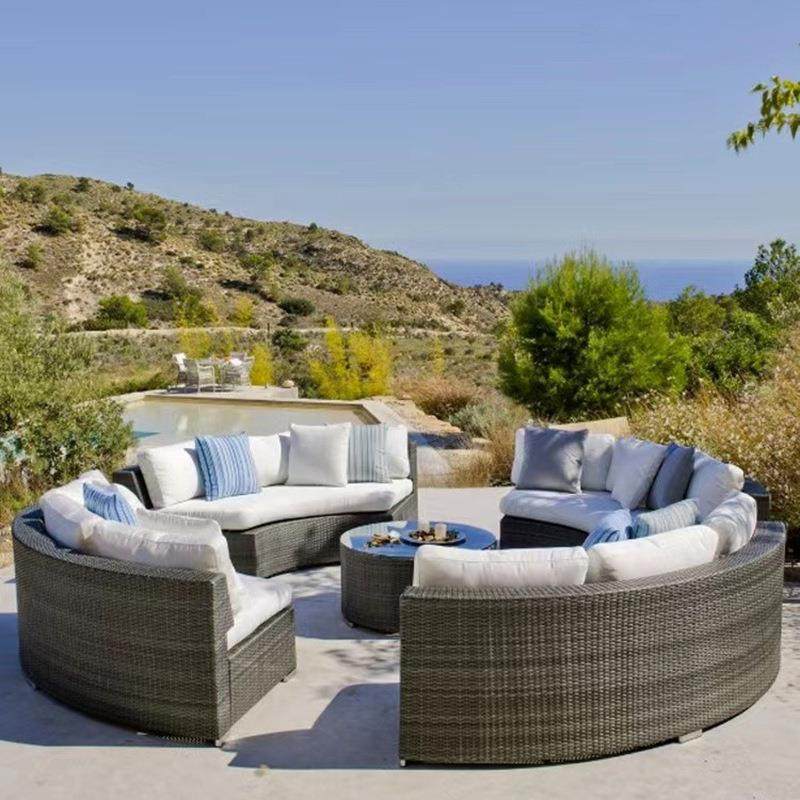 户藤沙发圆墅形别露台庭院藤组艺客外厅室休闲酒店室外藤编153沙,住宅家具,户外沙发,淘宝优惠券,粉丝福利购,淘宝优惠卷