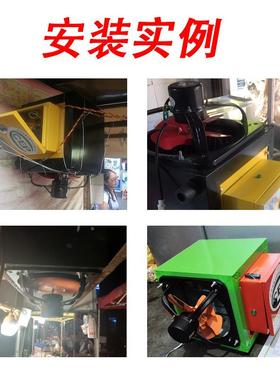 烟净化器4油00风量气扇PFO一体机饭店换餐饮烧烤0小型家用厨房商
