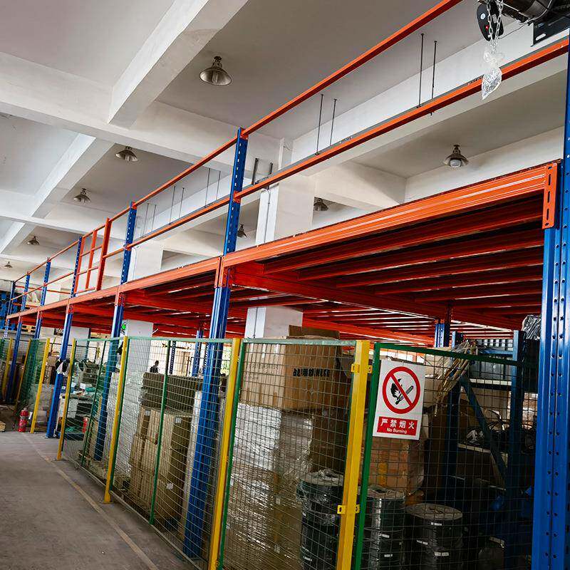 重组装阁轻楼钢平台ifj货架阁楼多层隔厂层搭建型型阁楼货架家