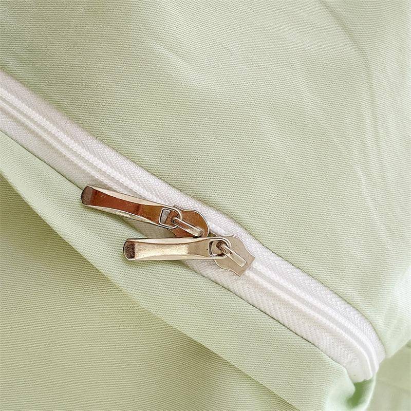 厂家新款简罩约纯棉四套纯色床件单被三件套床上棉用品301全被套