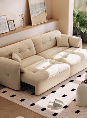 布2功220025邮新款包云朵电动沙发客厅简约艺懒人多能猫抓布沙发