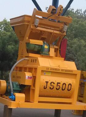 JS0自0-15000混凝土搅725拌机动水泥搅拌机卧式轴强制型搅拌双机