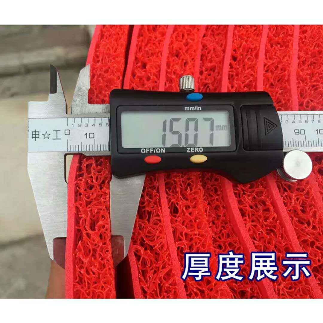 P裁剪VC塑料丝圈防滑地垫脚垫门垫酒店走道门可YNG口丝拉地毯