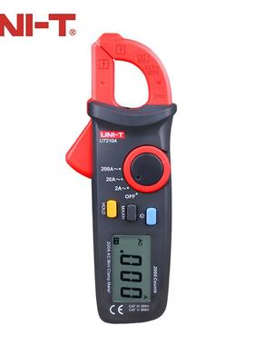 优德迷你型UT210A数A字钳形表UT2/10/B/C/DE利交直流钳形表电流表