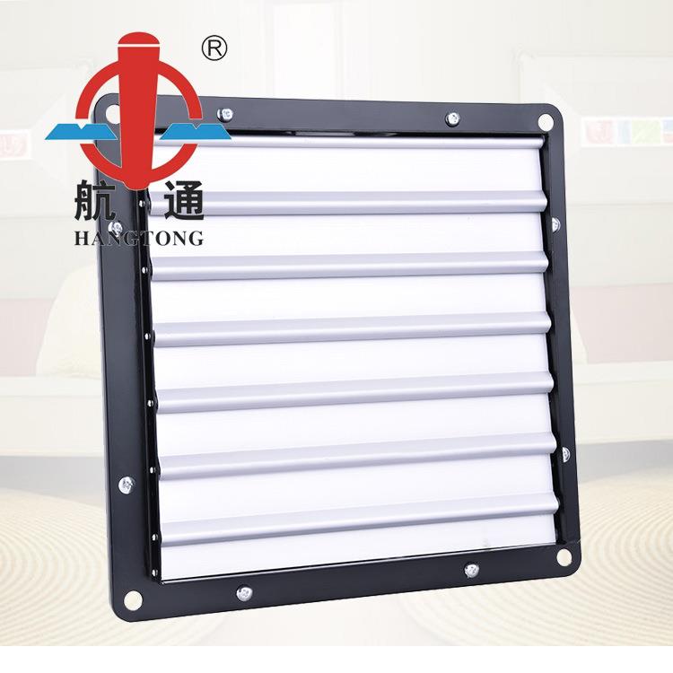 上美海航洋外转子轴流Y风机WF2D-300方形铝841制活动百叶窗家用观