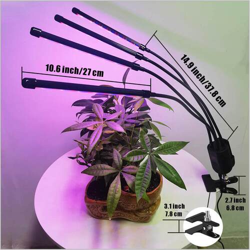 植物NFX灯夹子调光谱时定全光育苗灯促进植花物生长补光灯卉盆栽