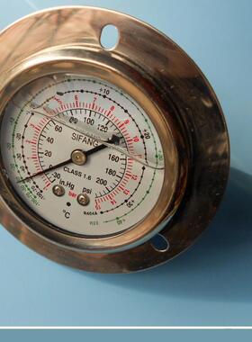 -30IN.HG-200PSI -1-15BAR R404A -100-+40℃ R22耐震充油压力表