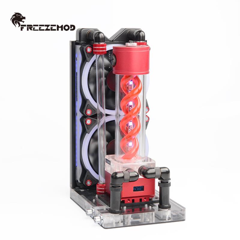 FREEZEMOD笔记本电脑水冷BJTZ-T5硬管套装RGB全配置VA液晶温显