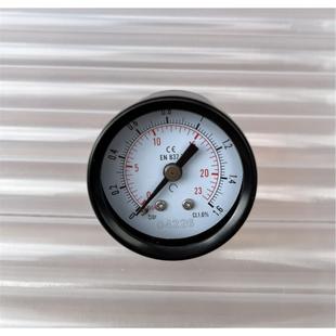 42mm 0～1.6bar 后接式 40z 0～23psi 压力表y 轴向小压力压力表
