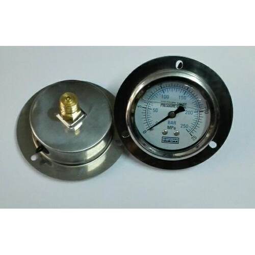 轴向充油耐震压力表 pressure gauge yn60zt 0-25mpa 250bar