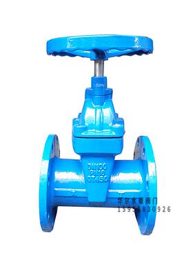 法兰闸阀软密封暗杆z45x-16弹性座封走水阀门DN100管道手动开关阀
