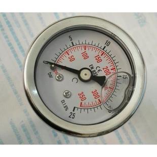 压力0～25bar 背面直径41mm 350psi 前面直径47mm 轴向耐震压力表