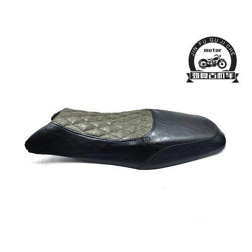 适用赛科龙RE3复古座垫 宗申250/400机车改装座椅坐垫 分色皮鞍座