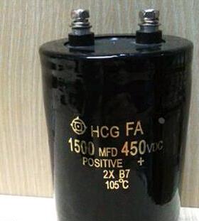 大电解电容 1500MFD 450VDC 体积50*105日金 螺口铝电解电容