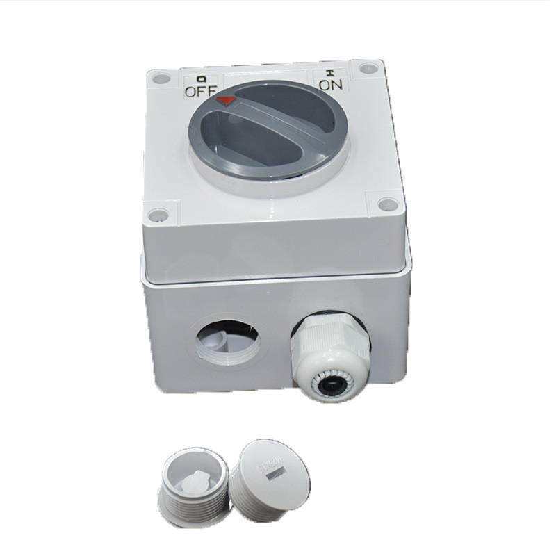 厂家直销ip66澳标开关户外防水56sw320三相工业方形旋转开关3p20a