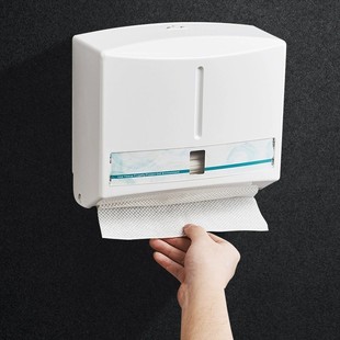 挂壁式厕所抽纸盒大酒店擦手纸巾架防水卫生间大擦手纸盒