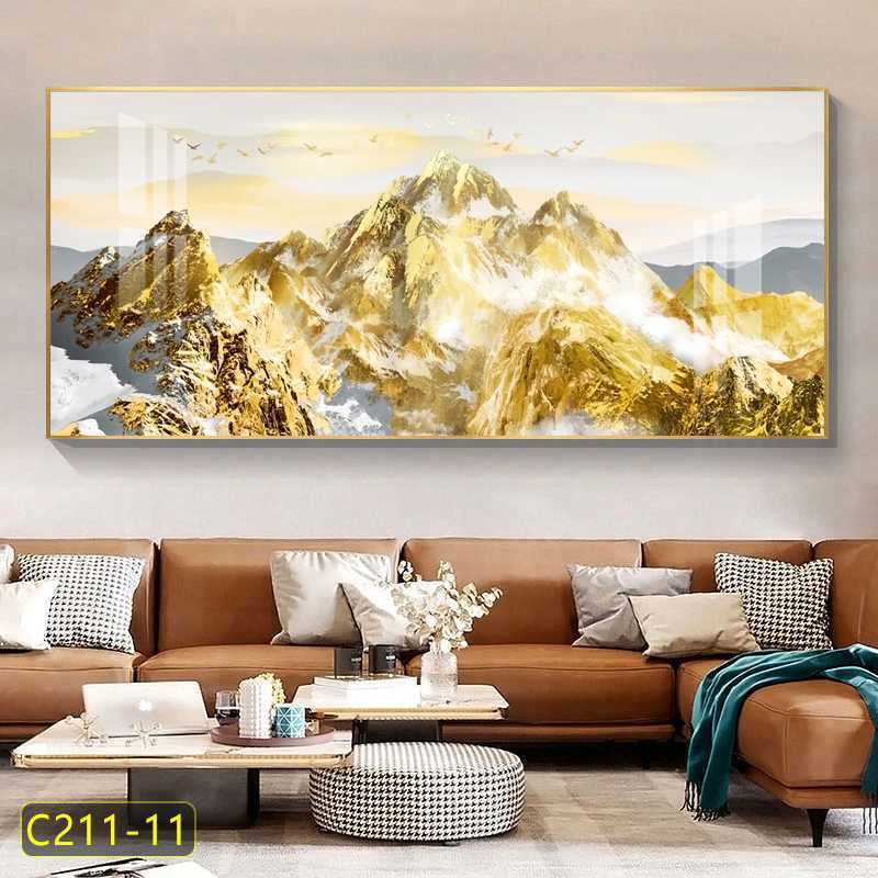 金山卧室沙发挂画客厅工业装饰画壁画背景墙日照风风景画山水床头图片