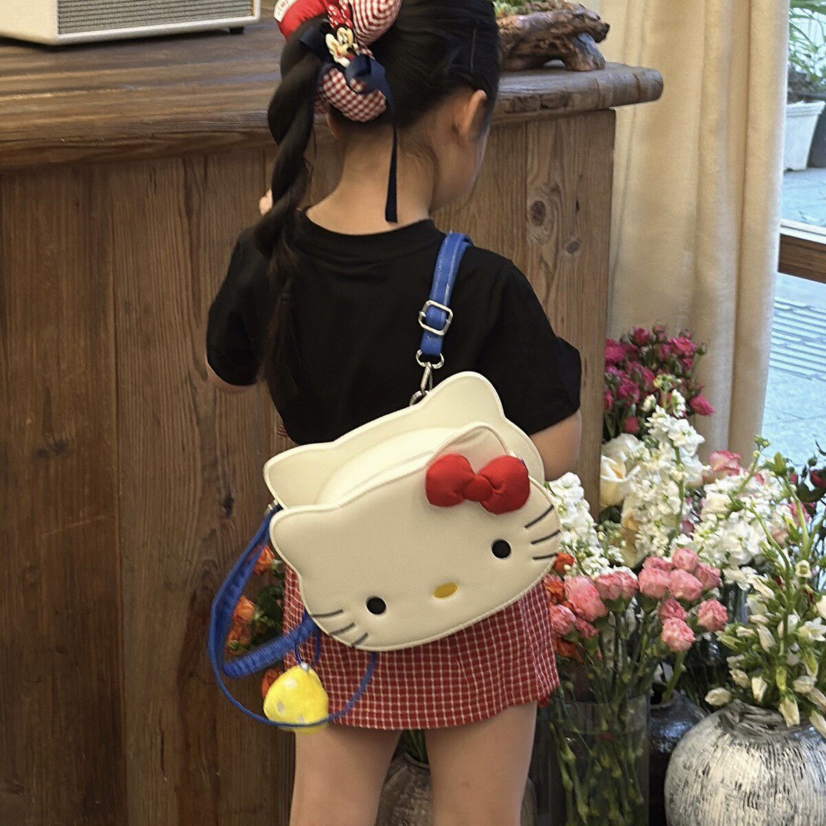 幼儿园小学生可爱儿童双肩包包2025新款网红女童三用单肩包斜挎包