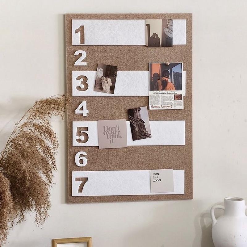 毛毡照片墙贴打孔展示软木板背景墙幼儿园留言板作品装饰公告栏