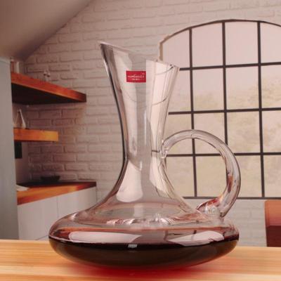 水晶醒酒器分酒器倒酒器带把红酒分酒器白酒分酒器