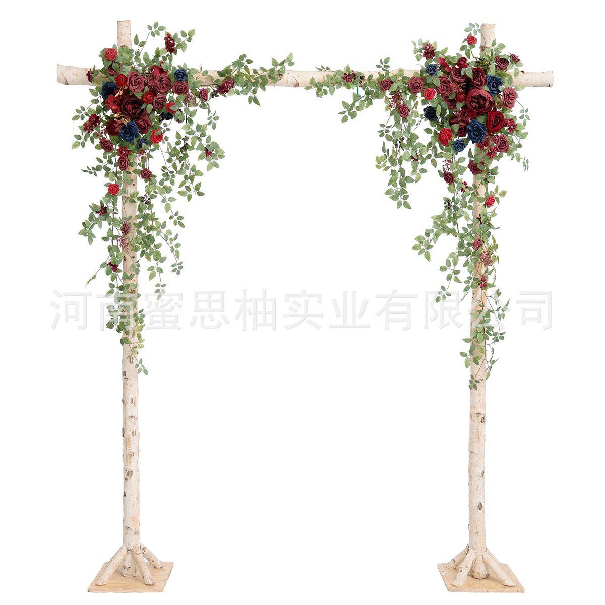 人造花藤仿真花拱门玫瑰假花户外花架婚礼布置装饰批发