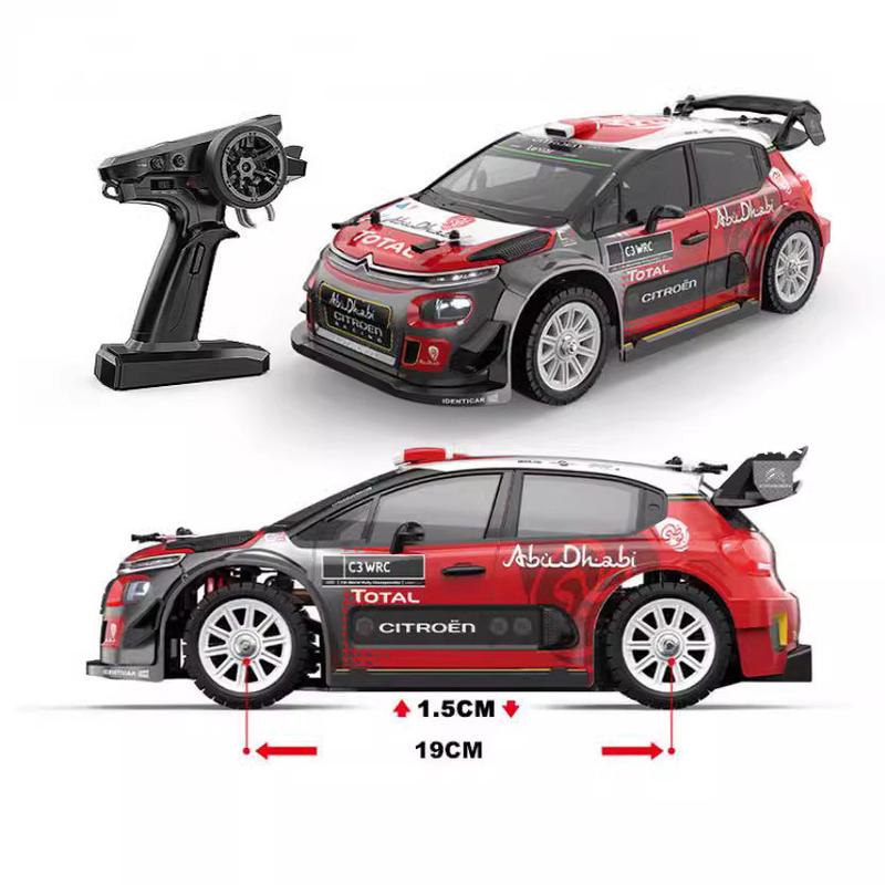 美嘉欣1/14版14301平跑车14302拉力车14303无刷金属底四驱车