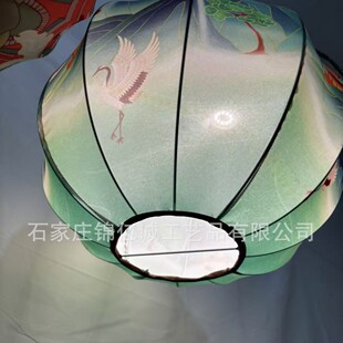 灯笼国潮布艺圆形景区户外中式 饰商业街新年定制 冬瓜手绘网红装